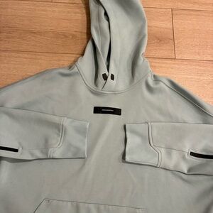 On Running Women's Cloud Hoodie Pullover Mint Green Black Size M